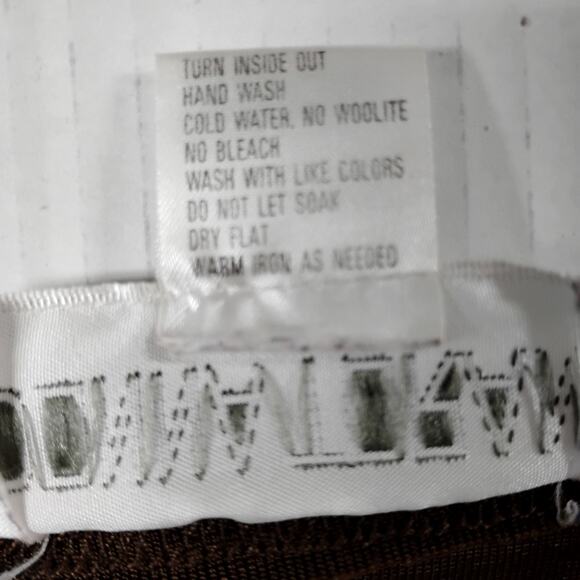 Donna Toran M Top 🤎 Brown Raglan Sleeve Stretchy Casual Side Slit Blouse - Picture 7 of 13